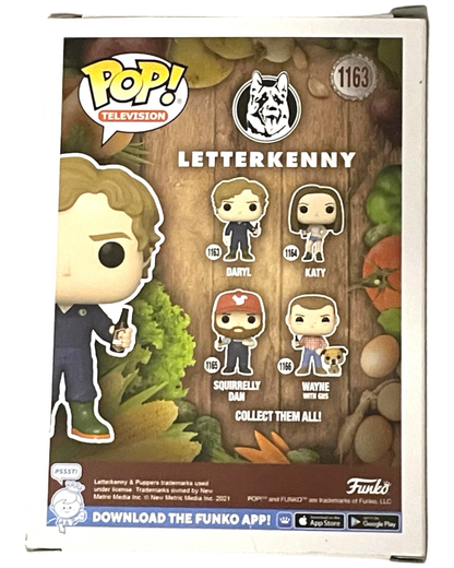 More Than Diecast Funko Pop! Television Daryl #1163 vinyl figure from Letterkenny, holding a beer bottle.
