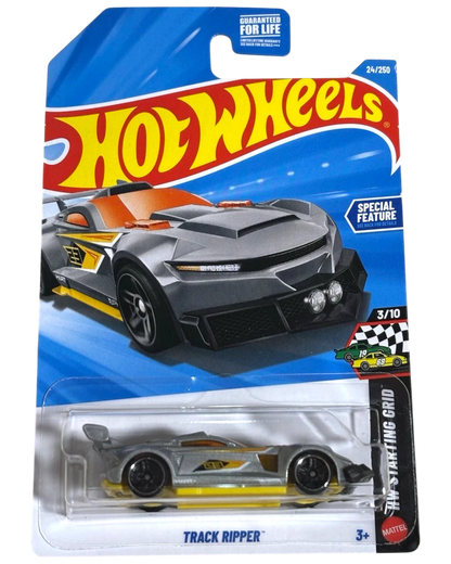 More Than Diecast Hot Wheels Track Ripper 24/250 gray die-cast toy car in original blister packaging