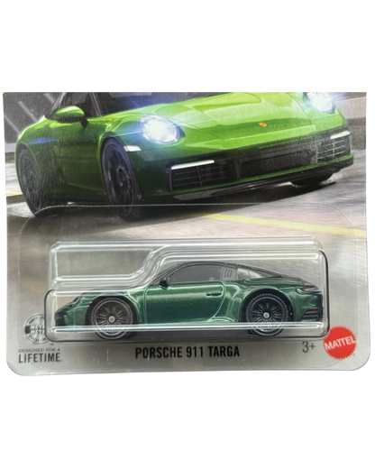 More Than Diecast Matchbox 2026 MBX Team green Porsche 911 Targa diecast toy car in original blister packaging