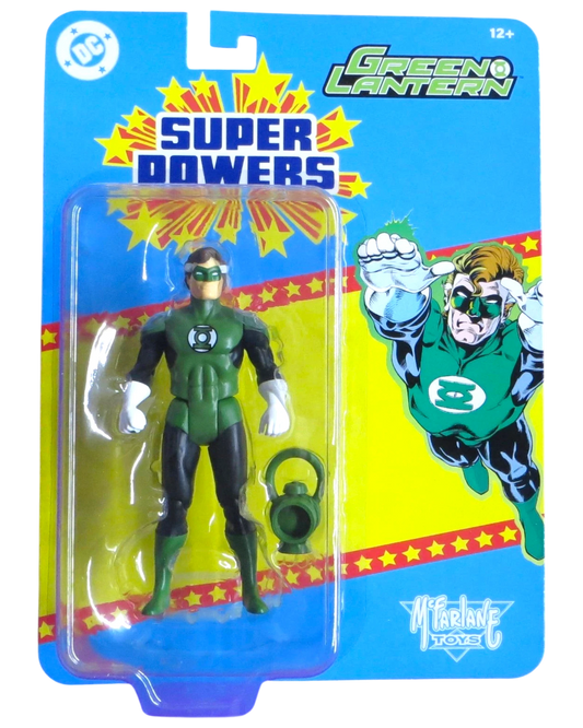 More Than Diecast McFarlane Super Powers Hal Jordan Green Lantern 4-inch action figure in original blister packaging