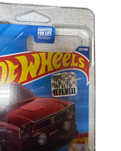 More Than Diecast Hot Wheels 73 Honda Civic Custom Super Treasure Hunt in factory sealed packaging with holographic seal