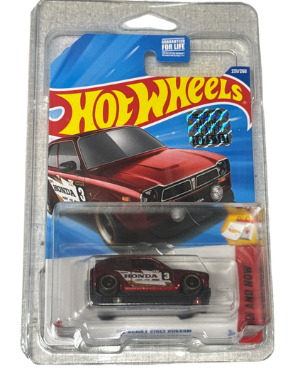 More Than Diecast Hot Wheels 73 Honda Civic Custom Super Treasure Hunt in factory sealed blister pack
