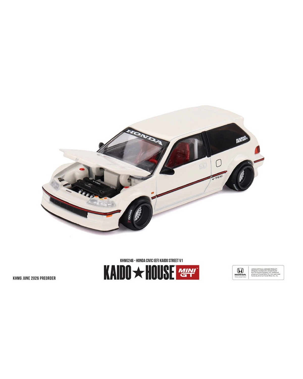 Kaido House x Mini GT 1:64 Honda Civic EF Kaido Street V1 | More