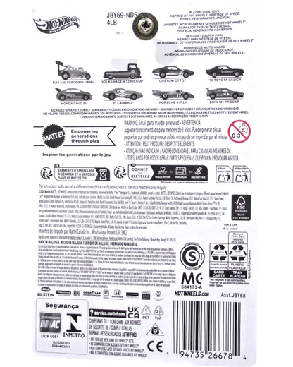 More Than Diecast silver series Hot Wheels 1936 Fiat 500 Topolino diecast car