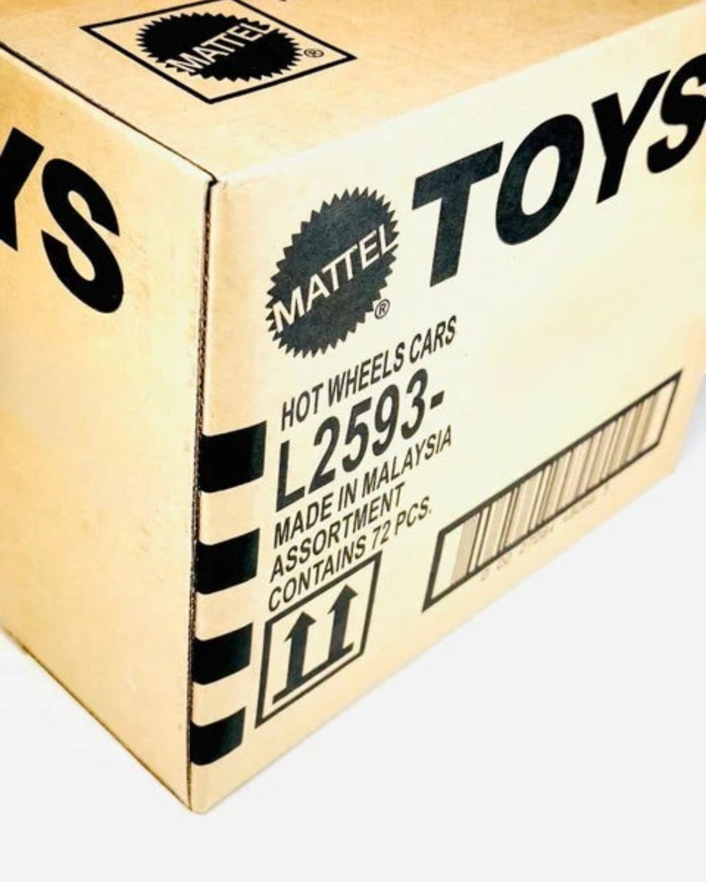 More Than Diecast Hot Wheels 2026 Basic US Factory Sealed Case H, 72-count long card assortment of die-cast model cars.