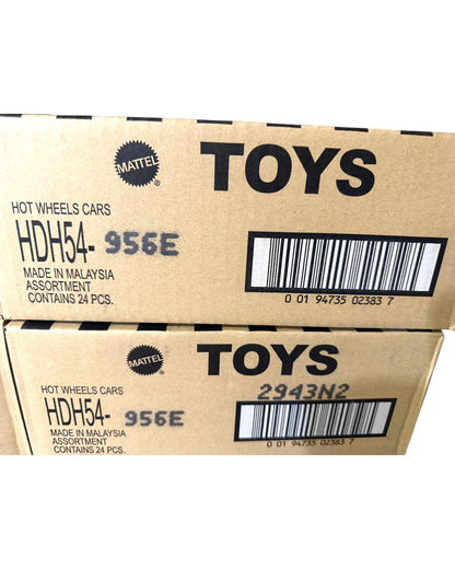More Than Diecast Hot Wheels 2023 E case HDH54-956E full case of 24 toy cars.