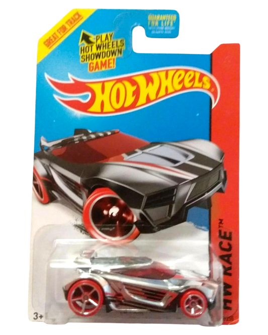 More Than Diecast 2015 Hot Wheels Treasure Hunt Chicane die-cast car in original blister pack with red wheels