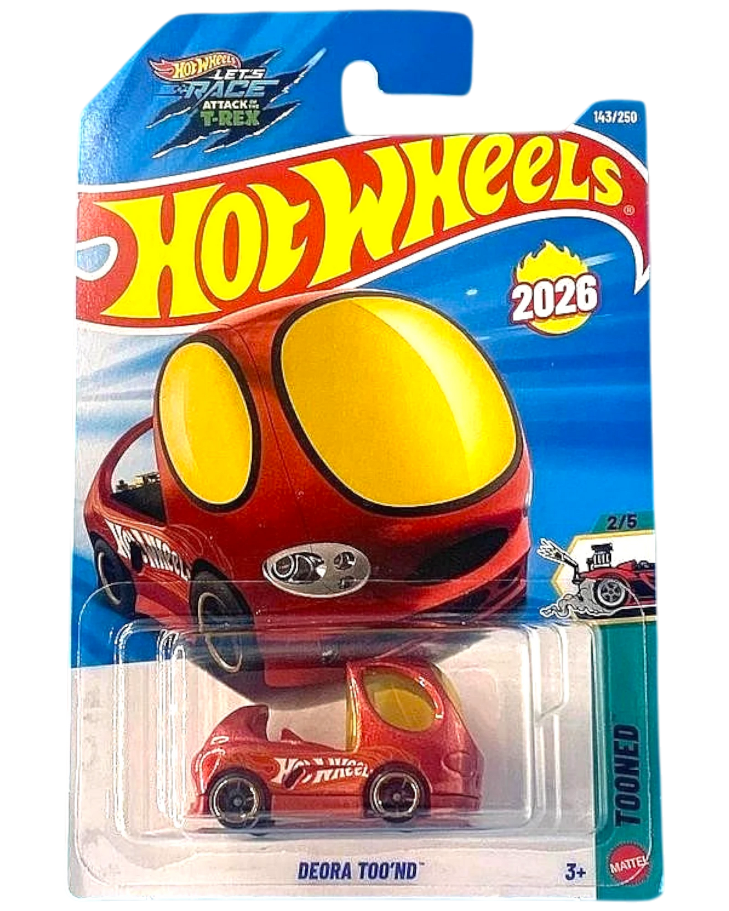 More Than Diecast Hot Wheels Deora Too Tooned metalflake red 1:64 die-cast car in original blister packaging