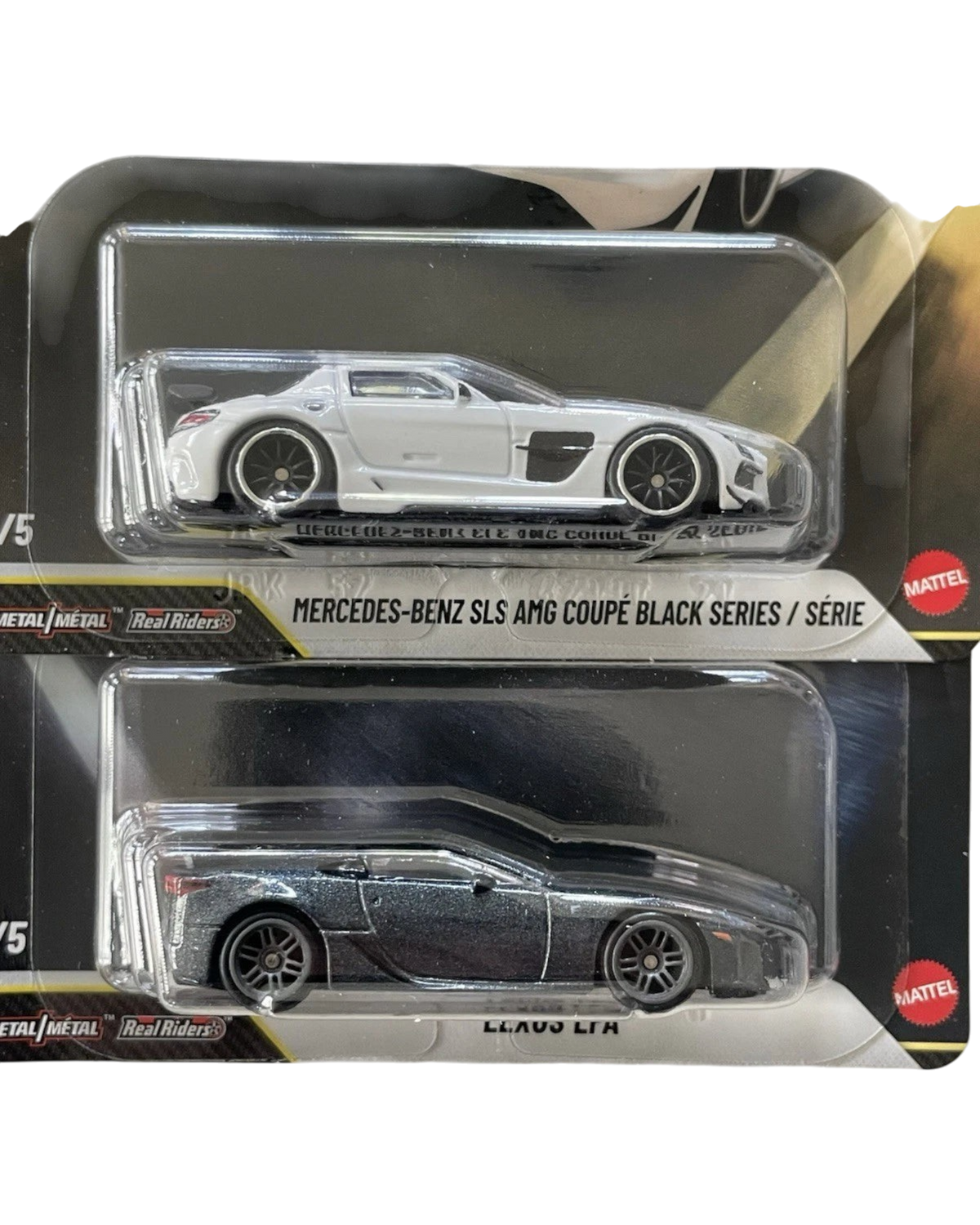 More Than Diecast Hot Wheels Fast & Furious 25th Anniversary Mercedes-Benz SLS AMG and Lexus LFA diecast cars