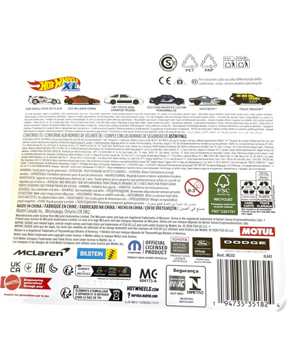 More Than Diecast Hot Wheels XL 2022 Ford Maverick Custom 1:43 die-cast model car in a custom deco.