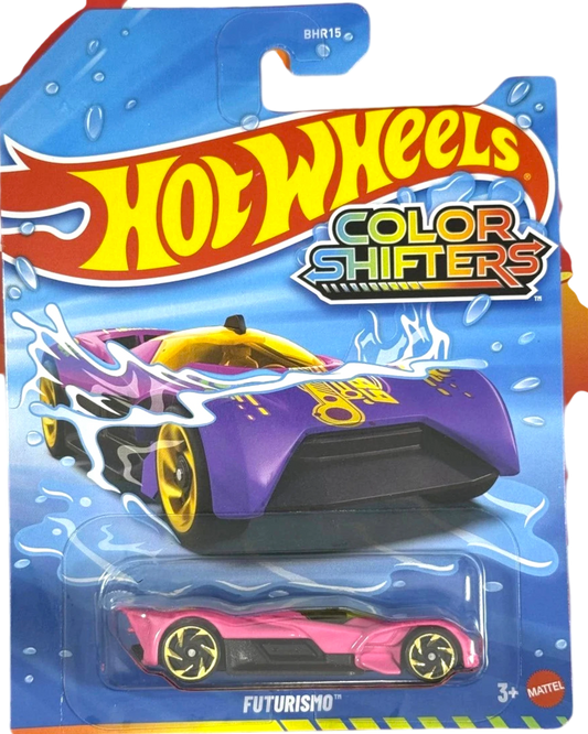 More Than Diecast Hot Wheels Color Shifters Futurismo pink 1:64 scale die-cast sports car in original blister pack