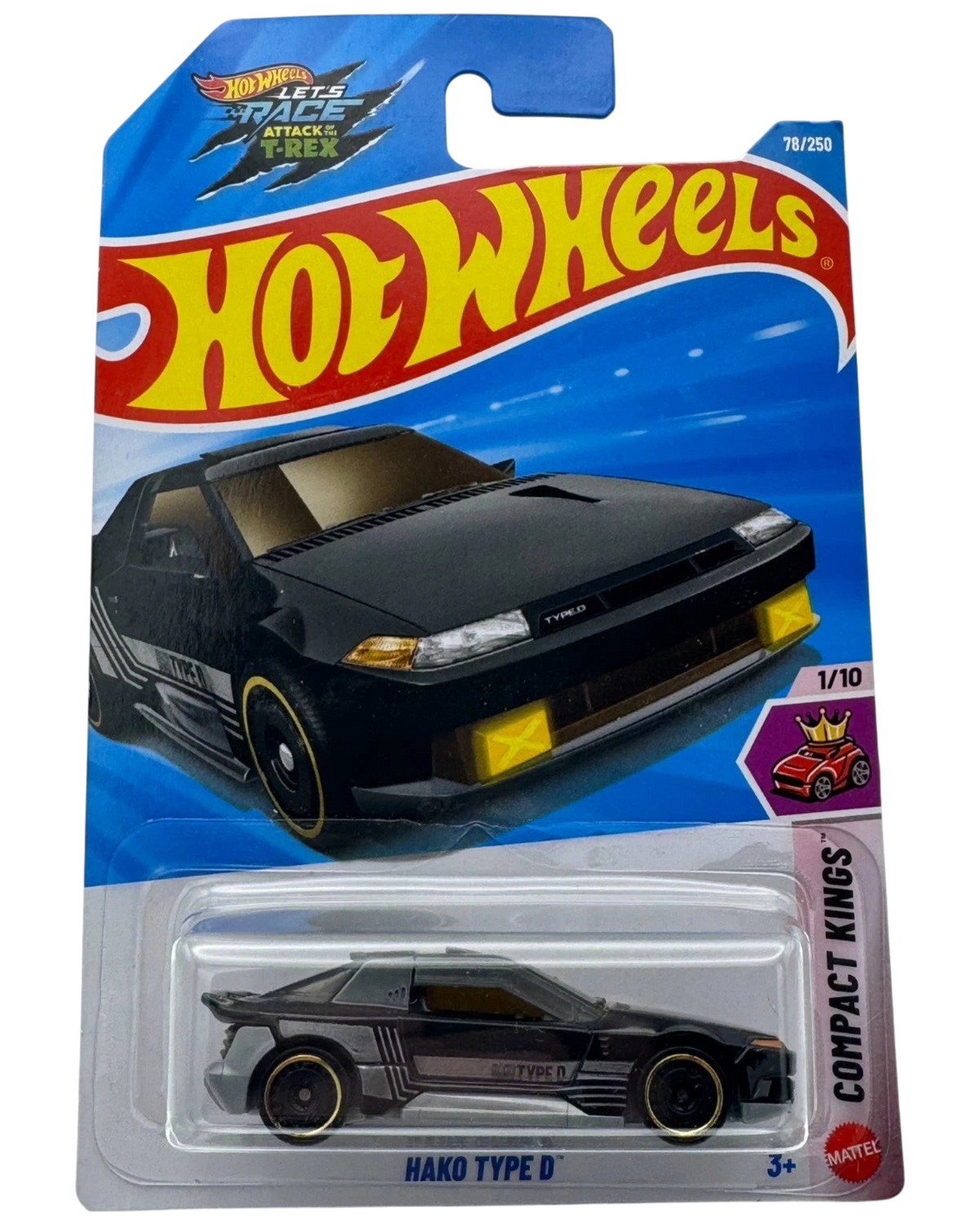 More Than Diecast Hot Wheels Hako Type D 1:64 scale diecast car in black from the 2026 Compact Kings series
