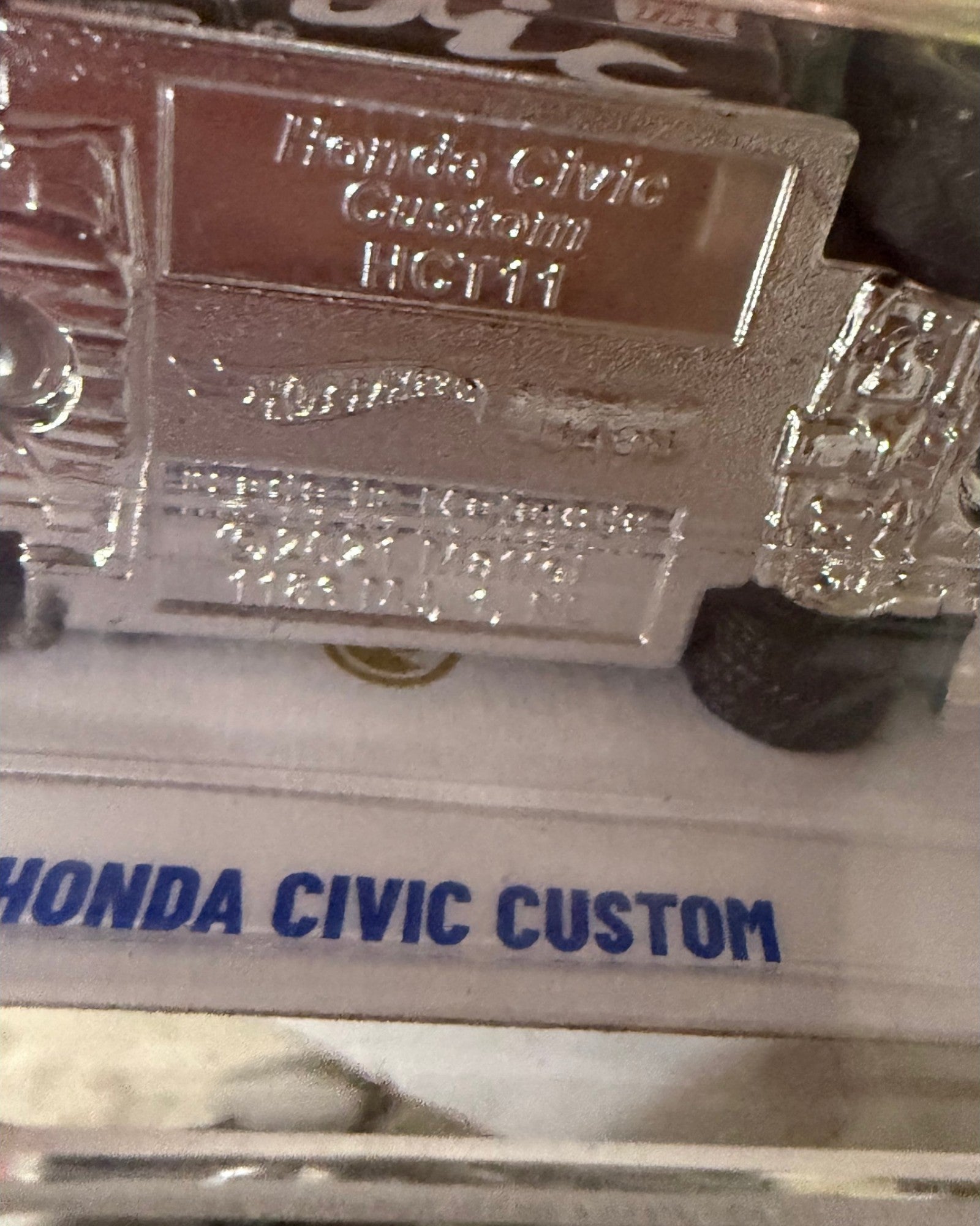 More Than Diecast 2026 Hot Wheels Super Treasure Hunt Honda Civic Custom STH 159/250 diecast car with protective box.