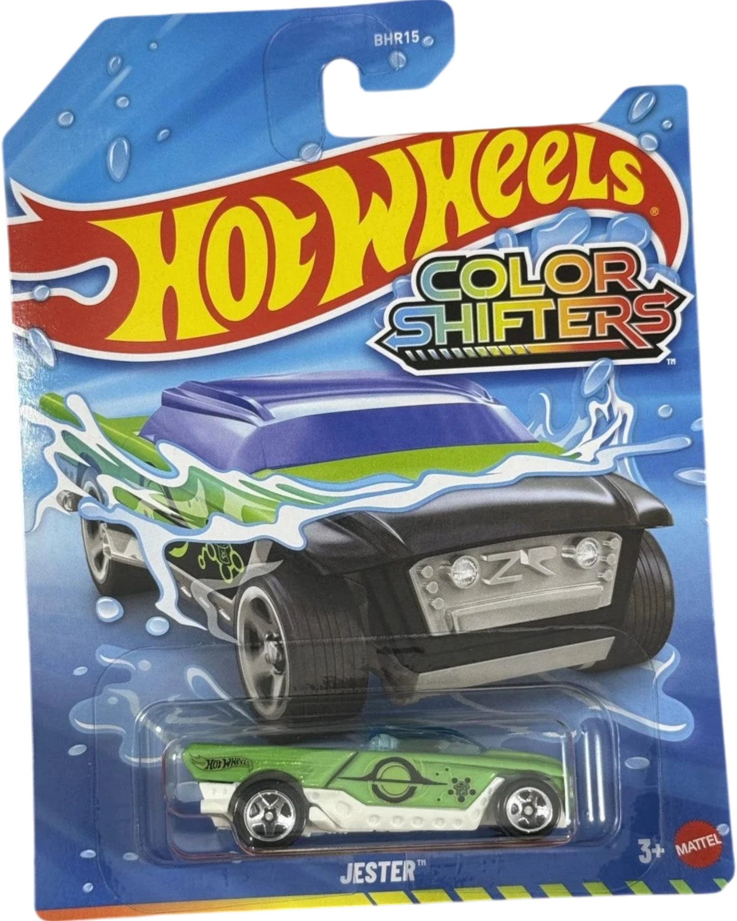 More Than Diecast Hot Wheels Color Shifters Jester green 1:64 scale die-cast sports car in original blister packaging