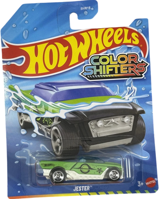 More Than Diecast Hot Wheels Color Shifters Jester green 1:64 scale die-cast sports car in original blister packaging