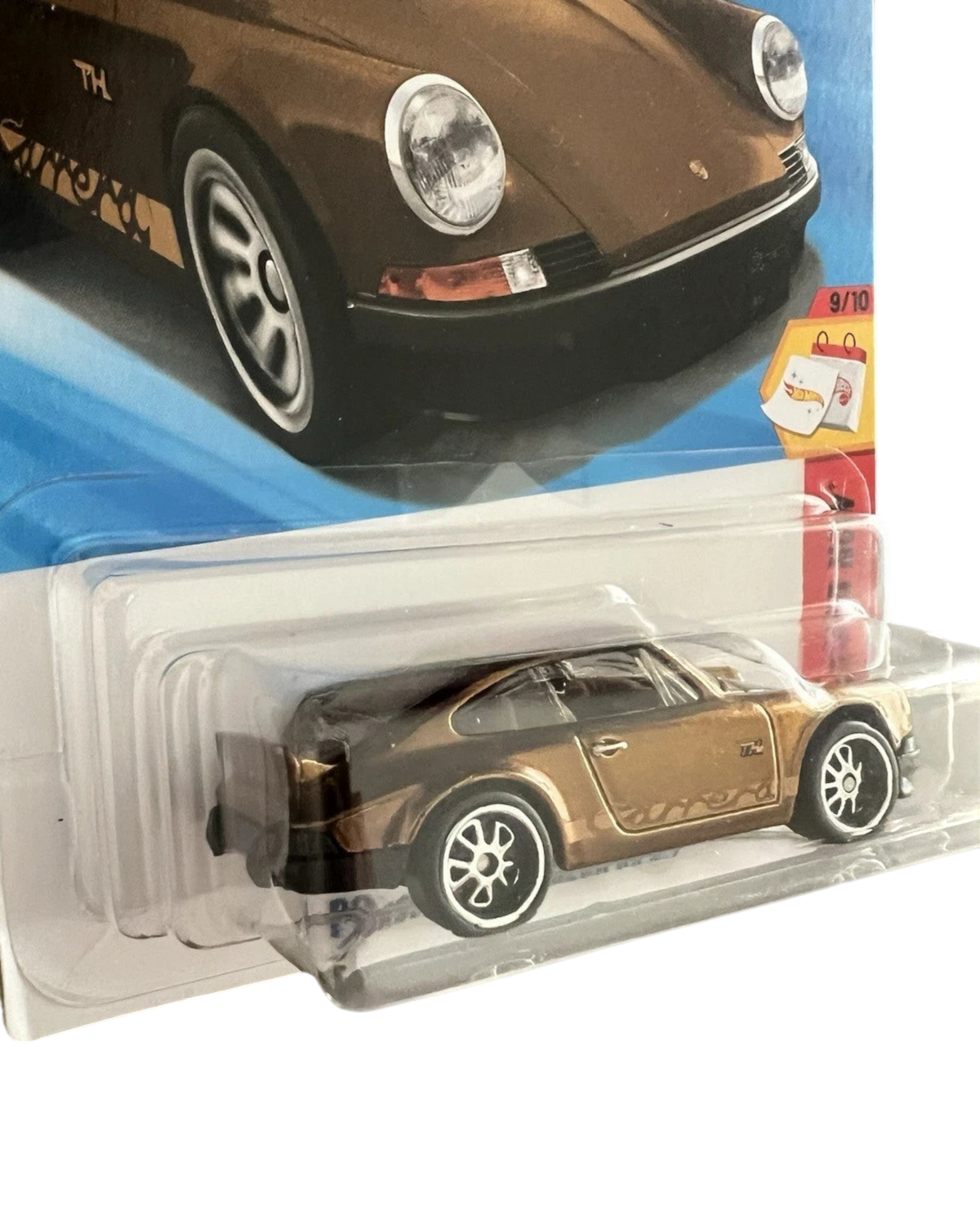 More Than Diecast Hot Wheels Super Treasure Hunt Porsche 911 Carrera RS 2.6 in brown Spectraflame paint on card