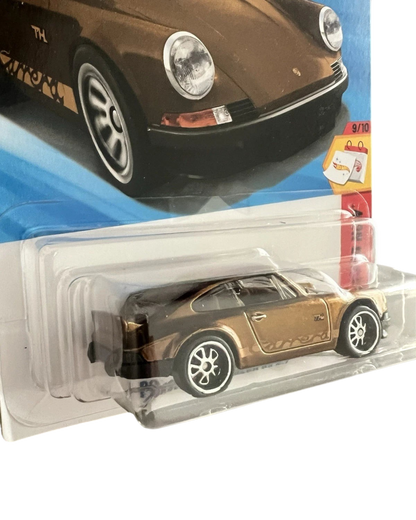 More Than Diecast Hot Wheels Super Treasure Hunt Porsche 911 Carrera RS 2.6 in brown Spectraflame paint on card