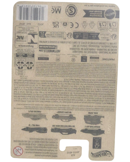 More Than Diecast Hot Wheels Porsche 934/5 1:64 scale die-cast car, silver Pantone finish, metal base, 6/6 Silver Series chase.