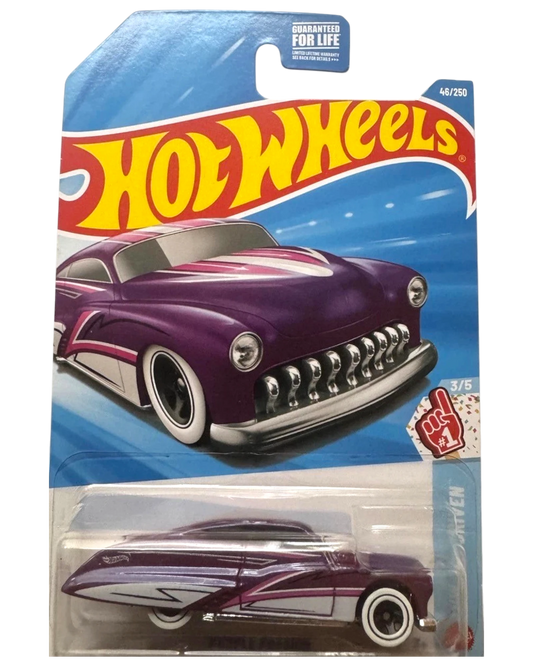 More Than Diecast 2026 Hot Wheels HW FAN DRIVEN purple passion diecast car with white and pink accents.
