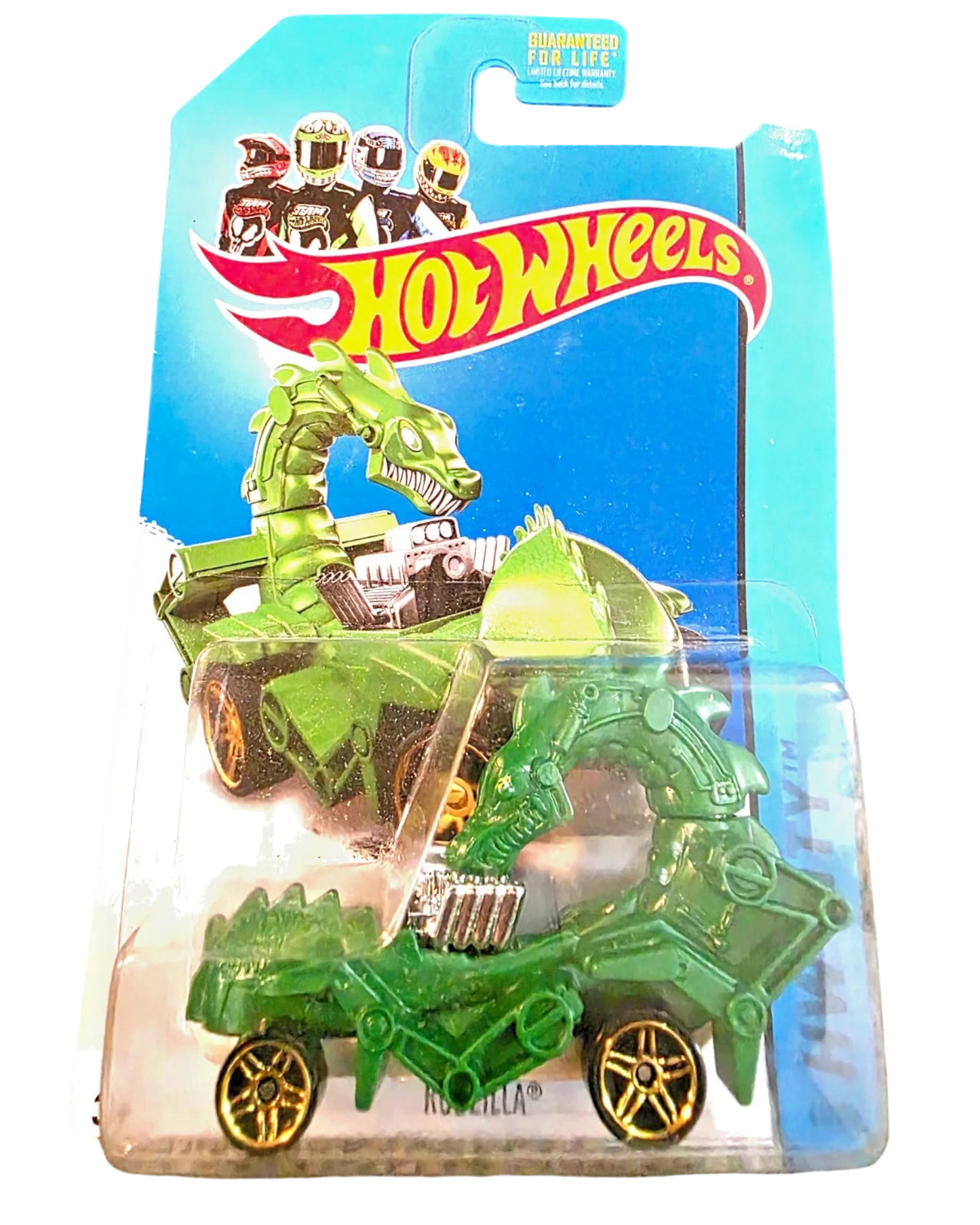 More Than Diecast Hot Wheels Rodzilla 1:64 scale green monster truck die-cast car in original blister packaging
