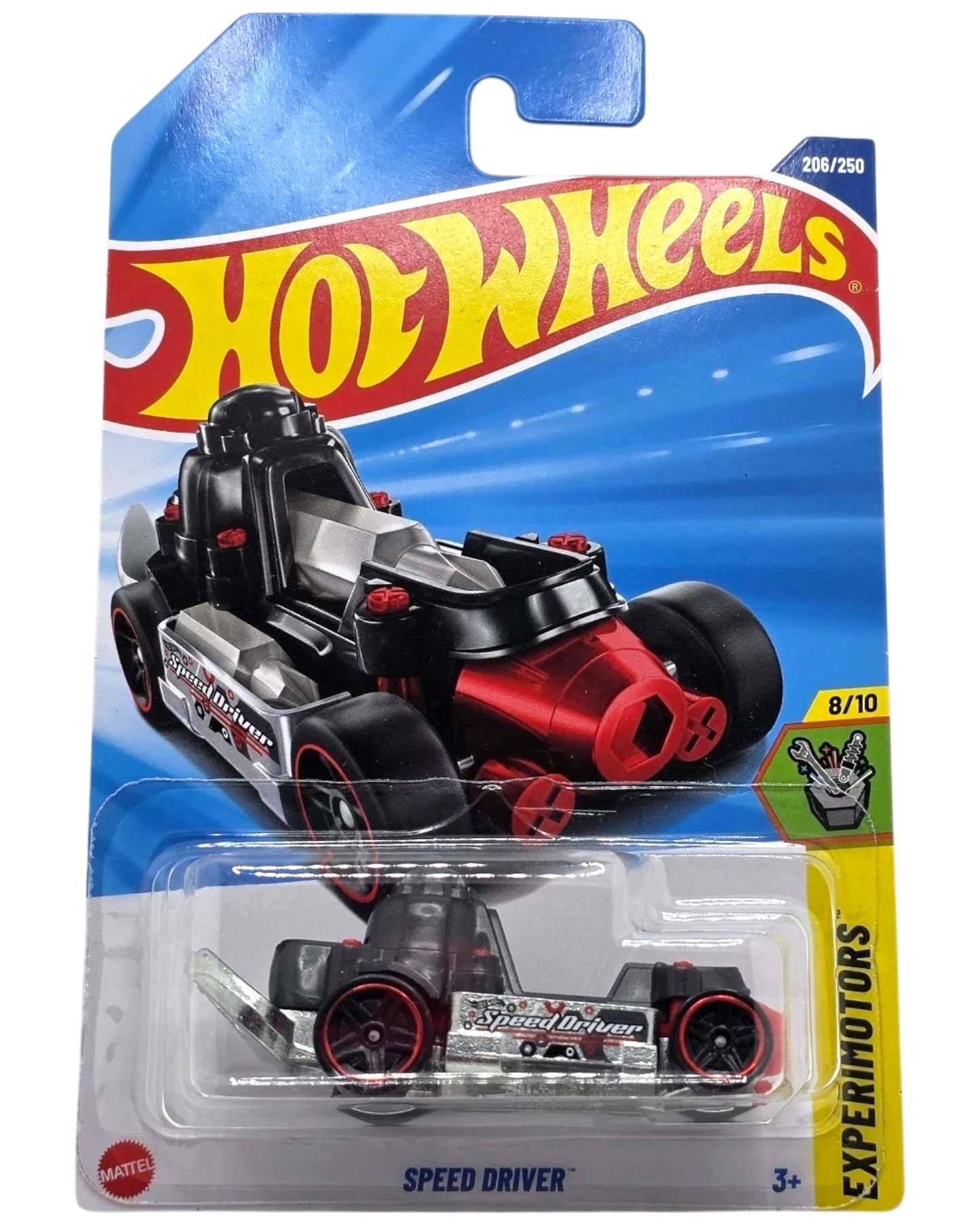 More Than Diecast Hot Wheels Speed Driver black 1:64 die-cast car in original blister packaging