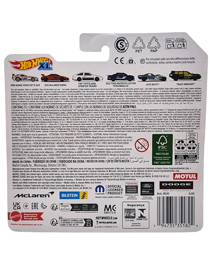 More Than Diecast Hot Wheels XL Toyota AE86 Sprinter Trueno 1:43 scale die-cast model car with white body and black accents.