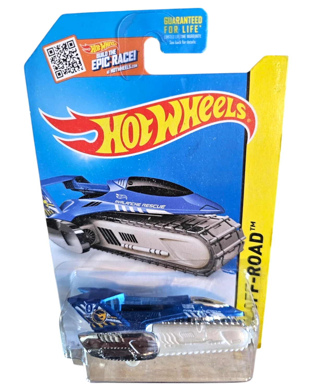 More Than Diecast Hot Wheels Tread Air Treasure Hunt off-road vehicle in blue and white on original blister card