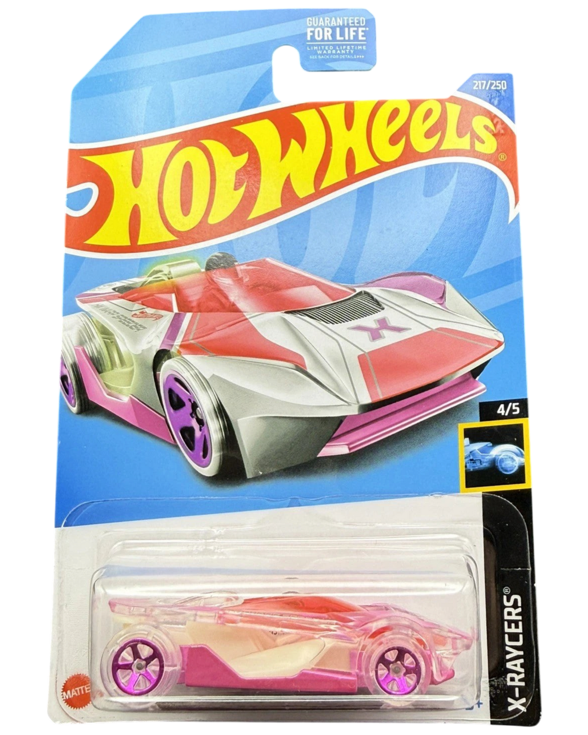 More Than Diecast Hot Wheels HW Warp Speeder Treasure Hunt pink die-cast car in original blister packaging