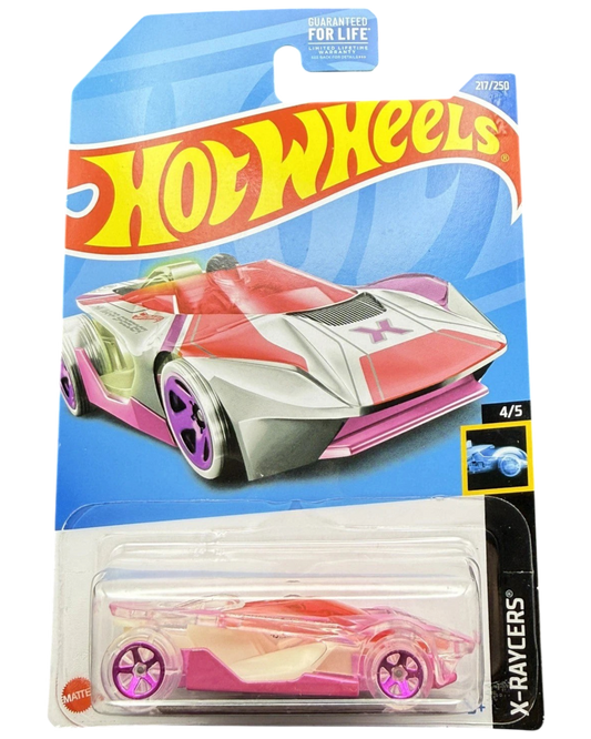 More Than Diecast Hot Wheels HW Warp Speeder Treasure Hunt pink die-cast car in original blister packaging