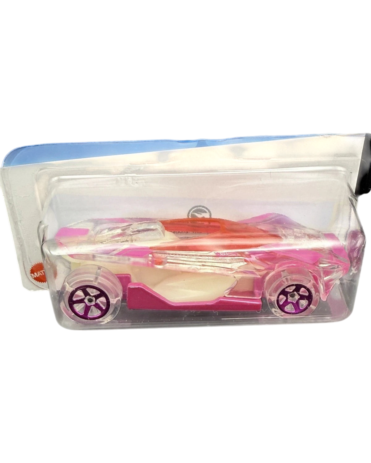 More Than Diecast Hot Wheels Treasure Hunt HW Warp Speeder in pink with X-Raycers deco in original blister packaging