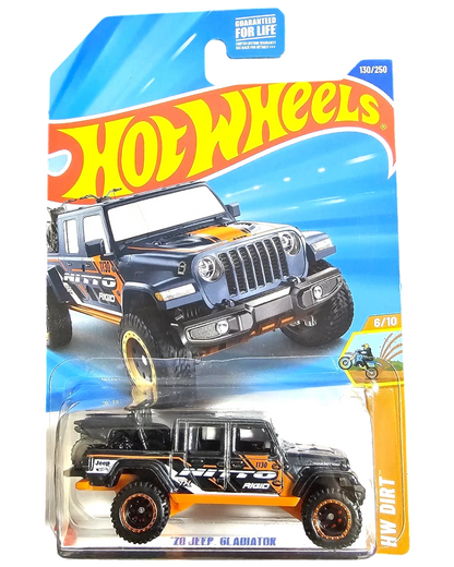 More Than Diecast 2025 Hot Wheels Super Treasure Hunt 20 Jeep Gladiator in spectraflame paint with Real Riders wheels