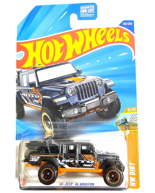 More Than Diecast 2025 Hot Wheels Super Treasure Hunt 20 Jeep Gladiator in spectraflame paint with Real Riders wheels