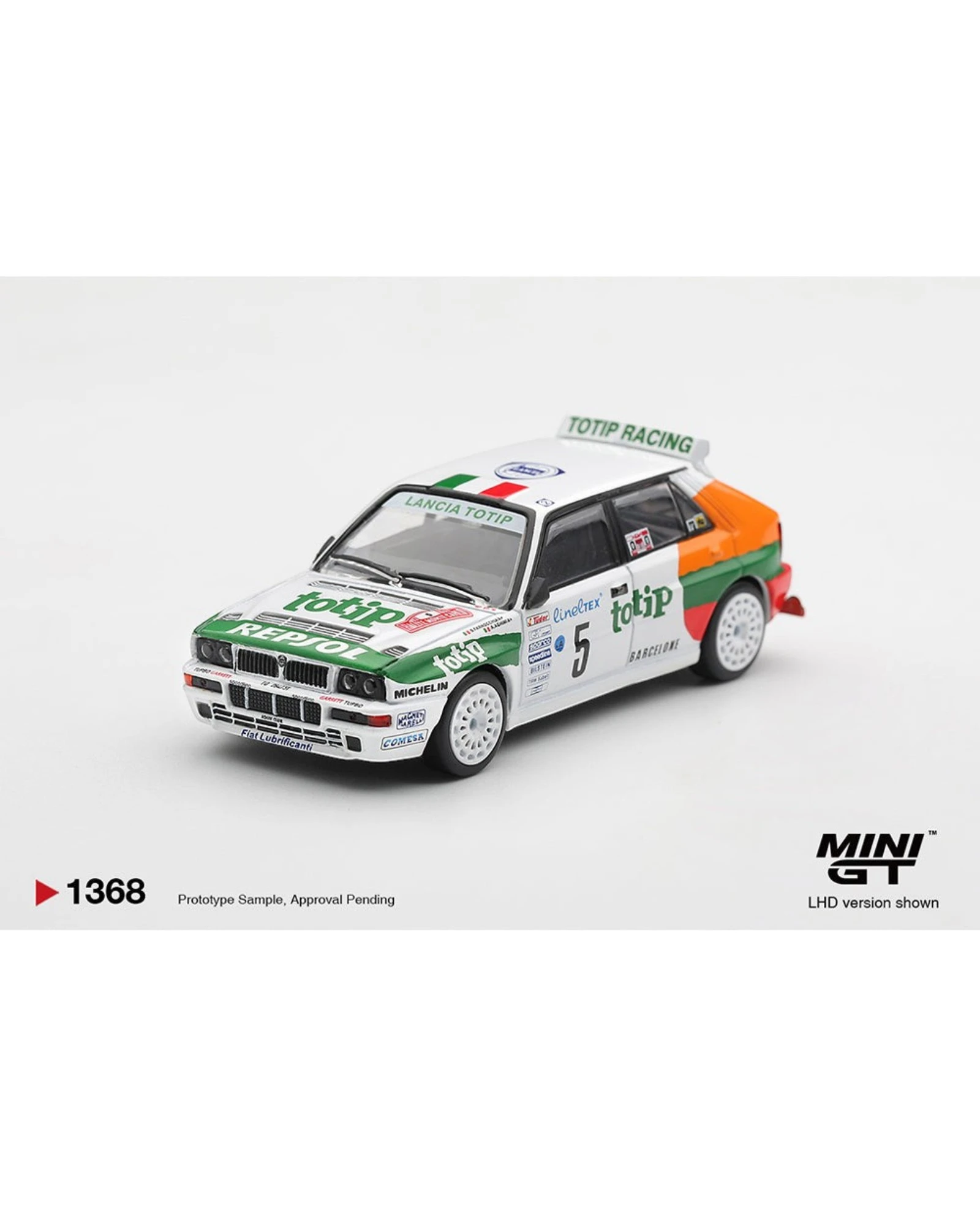 More Than Diecast Mini GT 1:64 Lancia Delta HF Integrale Evoluzione #5 in 1993 Rallye Monte-Carlo livery