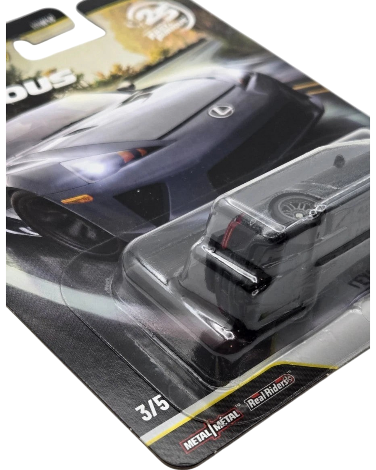 More Than Diecast Hot Wheels Lexus LFA 1:64 scale die-cast car in Fast & Furious 25th Anniversary packaging