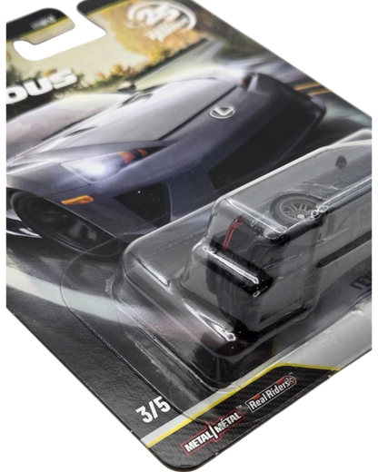 More Than Diecast Hot Wheels Lexus LFA 1:64 scale die-cast car in Fast & Furious 25th Anniversary packaging