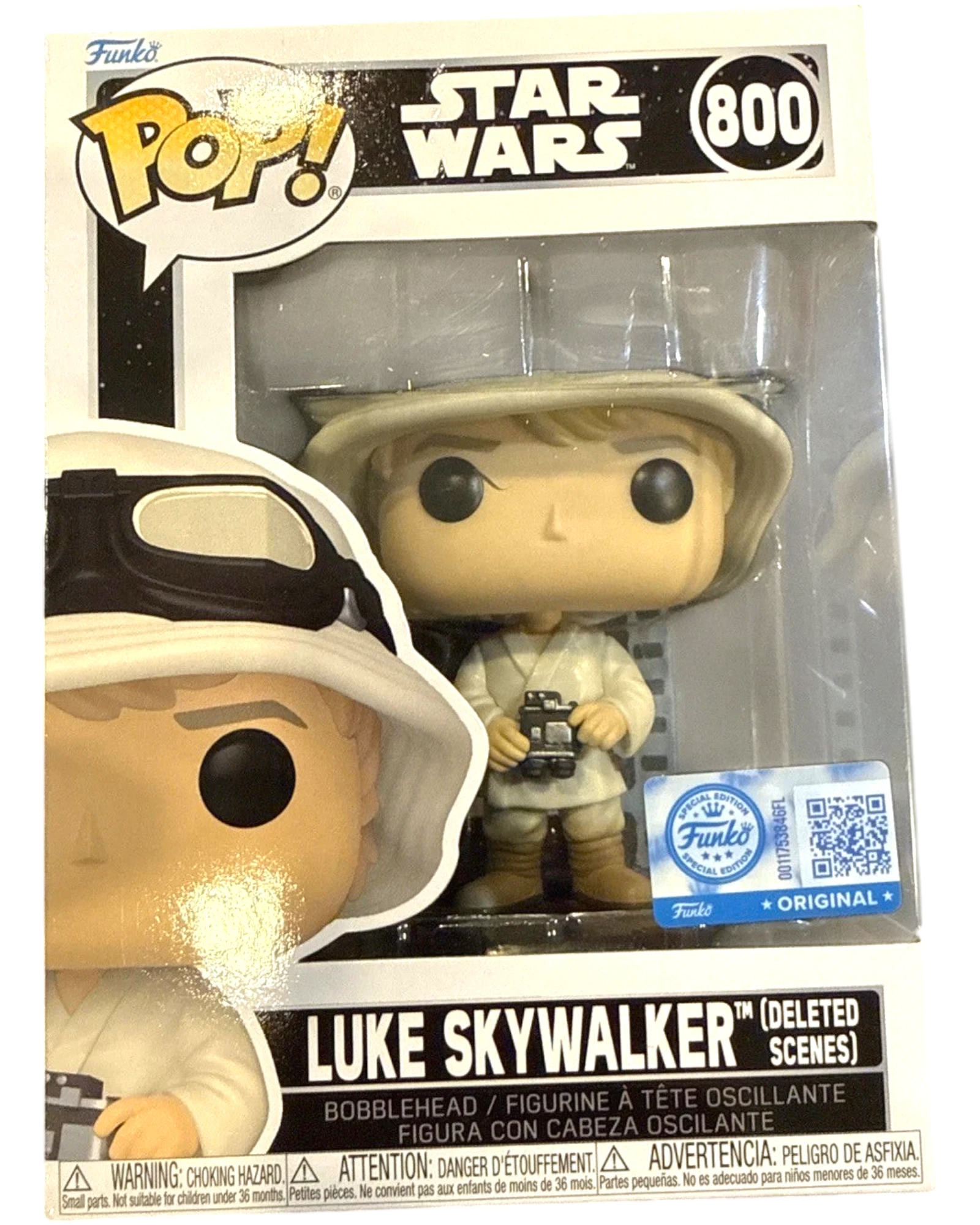 More Than Diecast Funko Pop Star Wars Luke Skywalker Deleted Scenes vinyl figure in original window display box