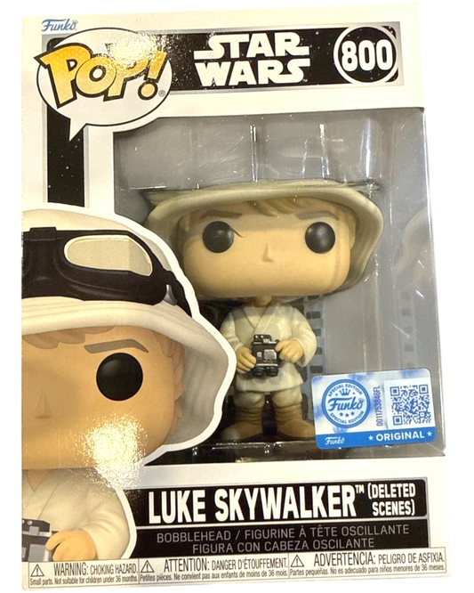 More Than Diecast Funko Pop Star Wars Luke Skywalker Deleted Scenes vinyl figure in original window display box