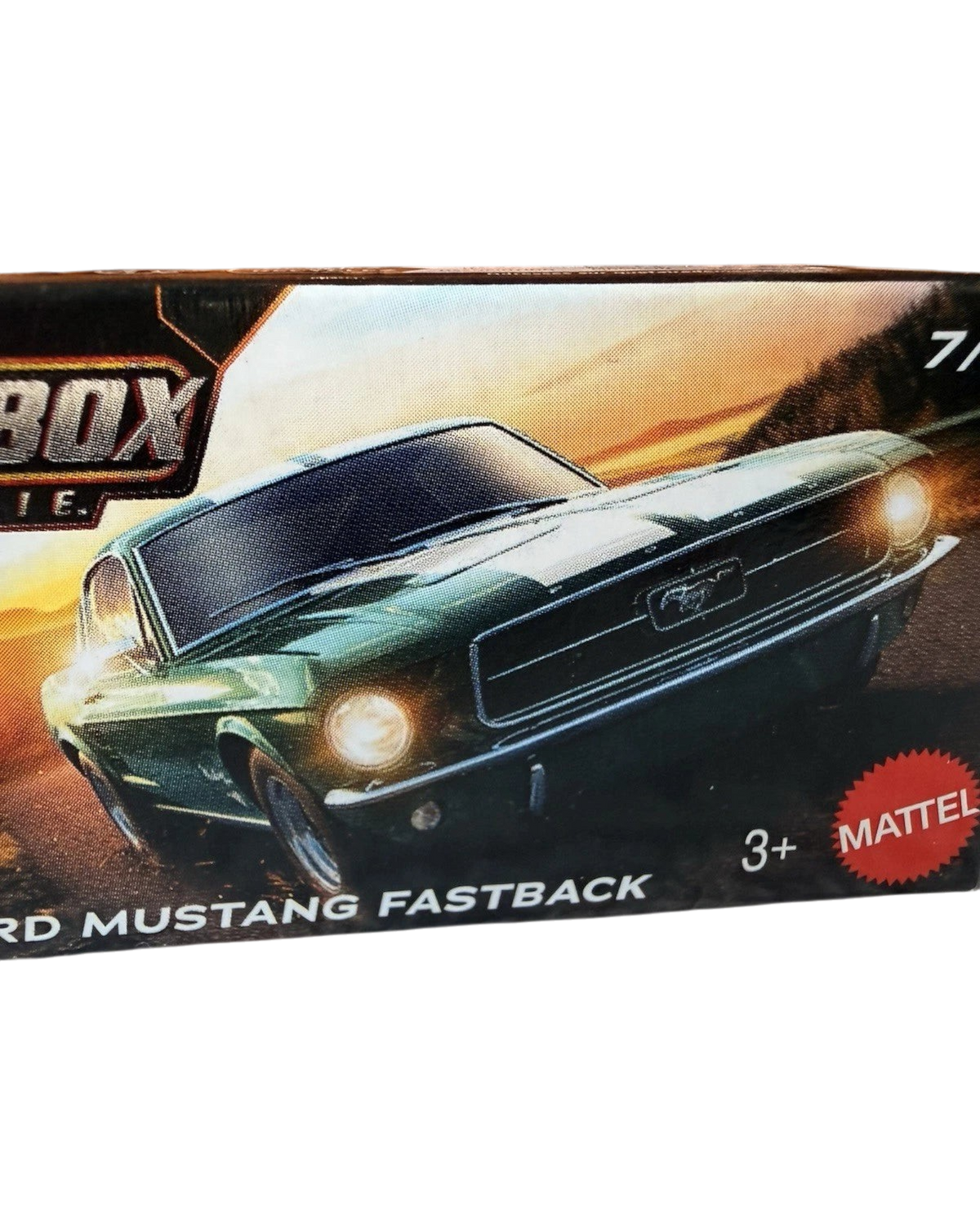 More Than Diecast 1968 Ford Mustang Fastback in green from the Matchbox The Movie 1:64 scale die-cast series