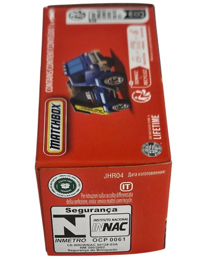 More Than Diecast Matchbox Bucket Tipper construction dump truck in original red Power Grab packaging