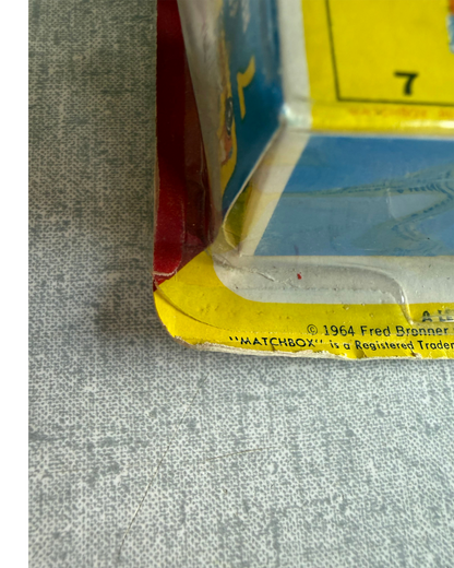 More Than Diecast vintage 1968 Matchbox No. 7 Ford refuse truck packaging detail with original branding