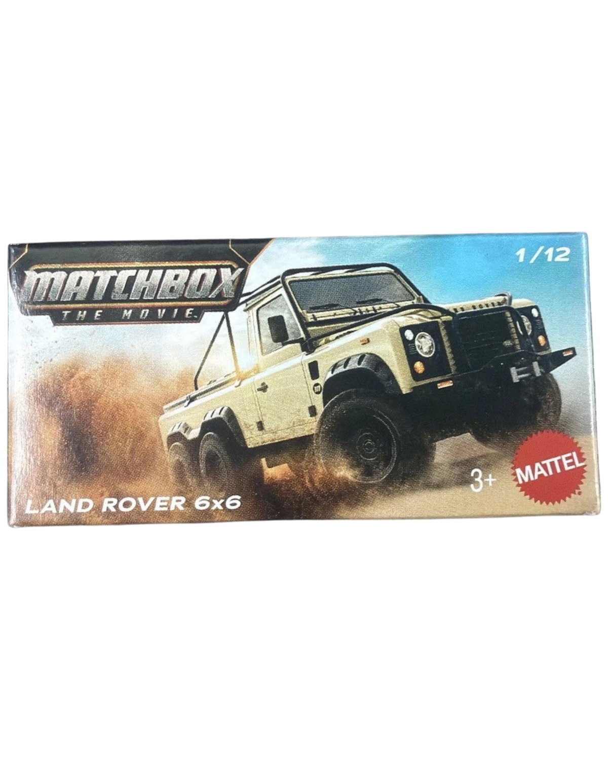 More Than Diecast Matchbox The Movie Land Rover 6x6 1:64 scale die-cast vehicle in Power Grab packaging