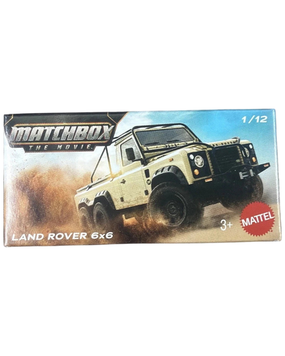 More Than Diecast Matchbox The Movie Land Rover 6x6 1:64 scale die-cast vehicle in Power Grab packaging