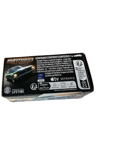 More Than Diecast Matchbox The Movie 1968 Ford Mustang Fastback green die-cast car packaging box