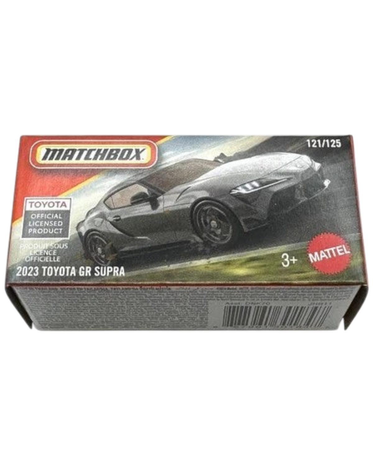 More Than Diecast Matchbox 2023 Toyota GR Supra Power Grab 1:64 scale die-cast sports car in original packaging