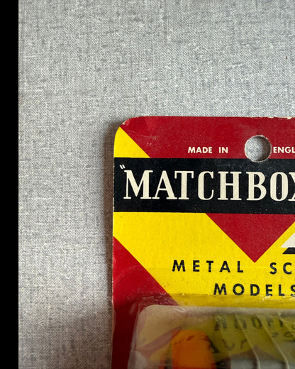 More Than Diecast vintage Matchbox 1-75 series packaging header with red and yellow branding