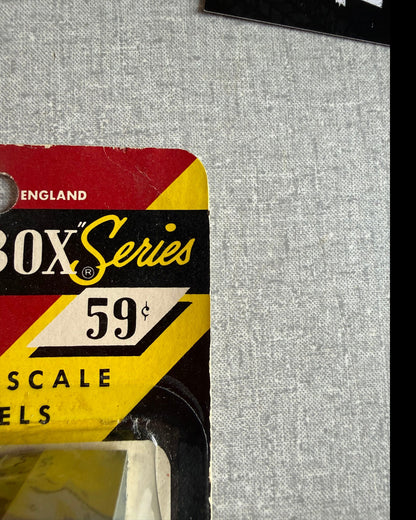 More Than Diecast vintage Matchbox 1-75 series packaging detail with 59 cent price tag and England branding