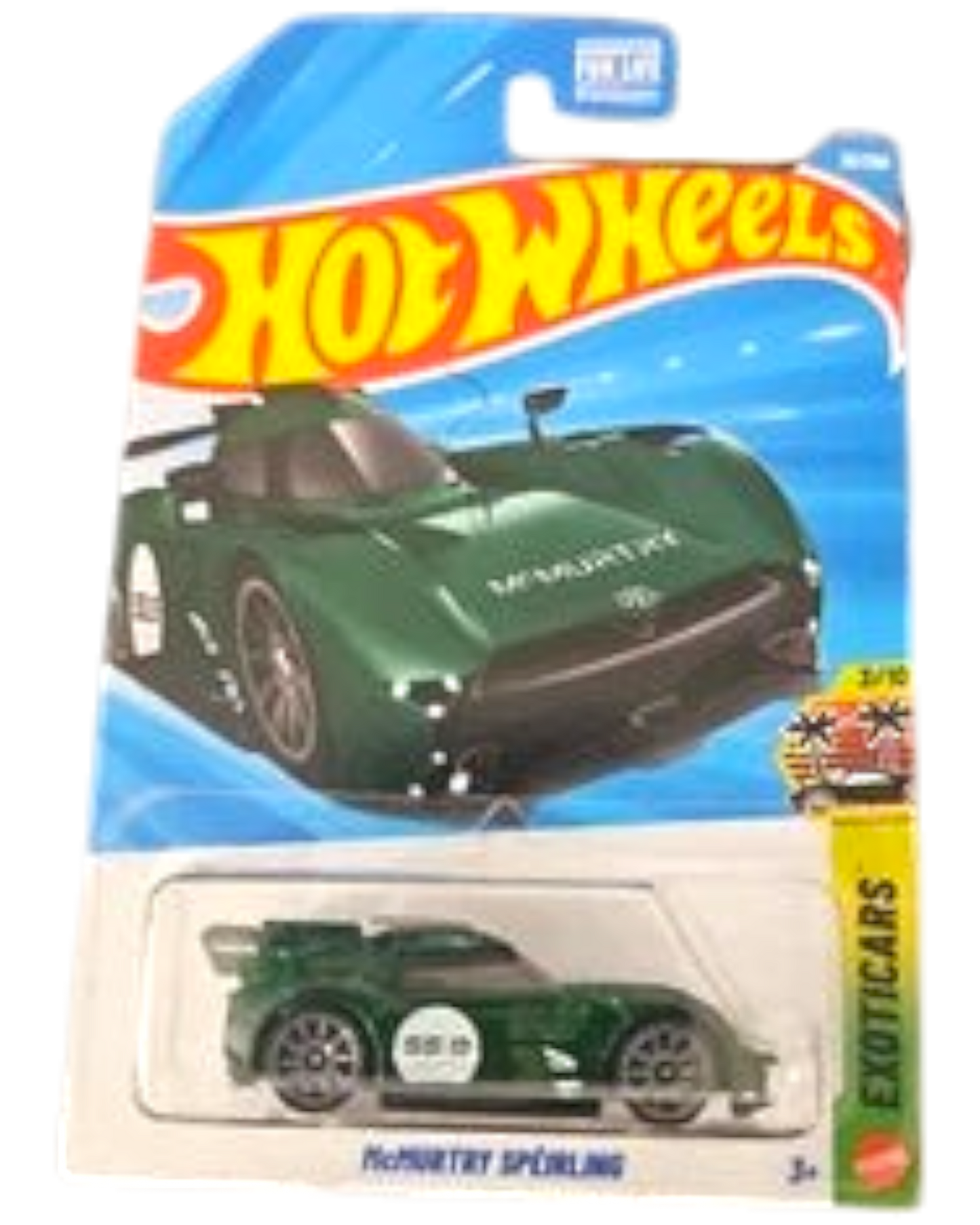 More Than Diecast Hot Wheels 2026 McMurtry Spéirling green 1:64 scale die-cast hypercar in original blister packaging