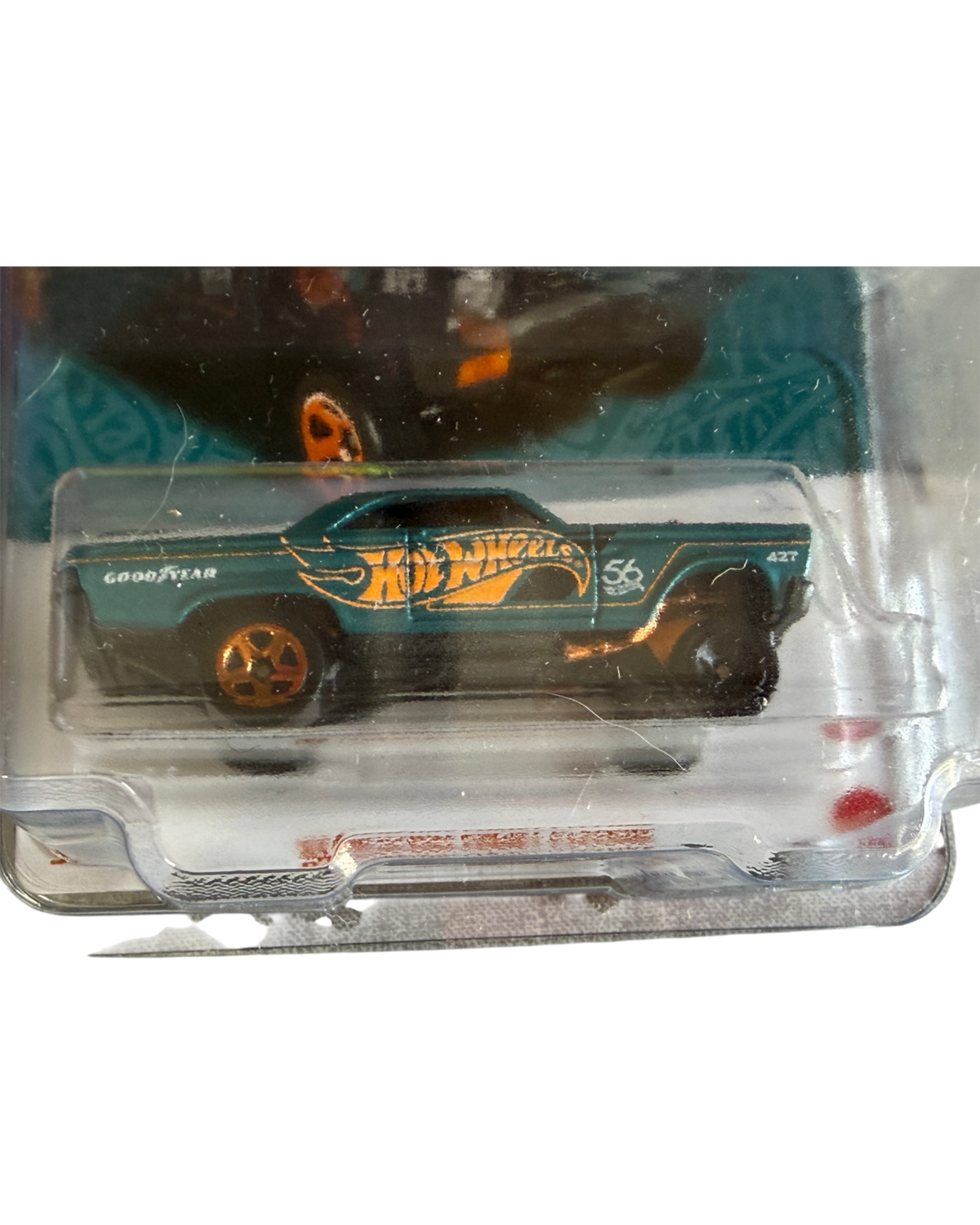 More Than Diecast Hot Wheels '65 Mercury Comet Cyclone 56th Anniversary edition in teal with orange graphics