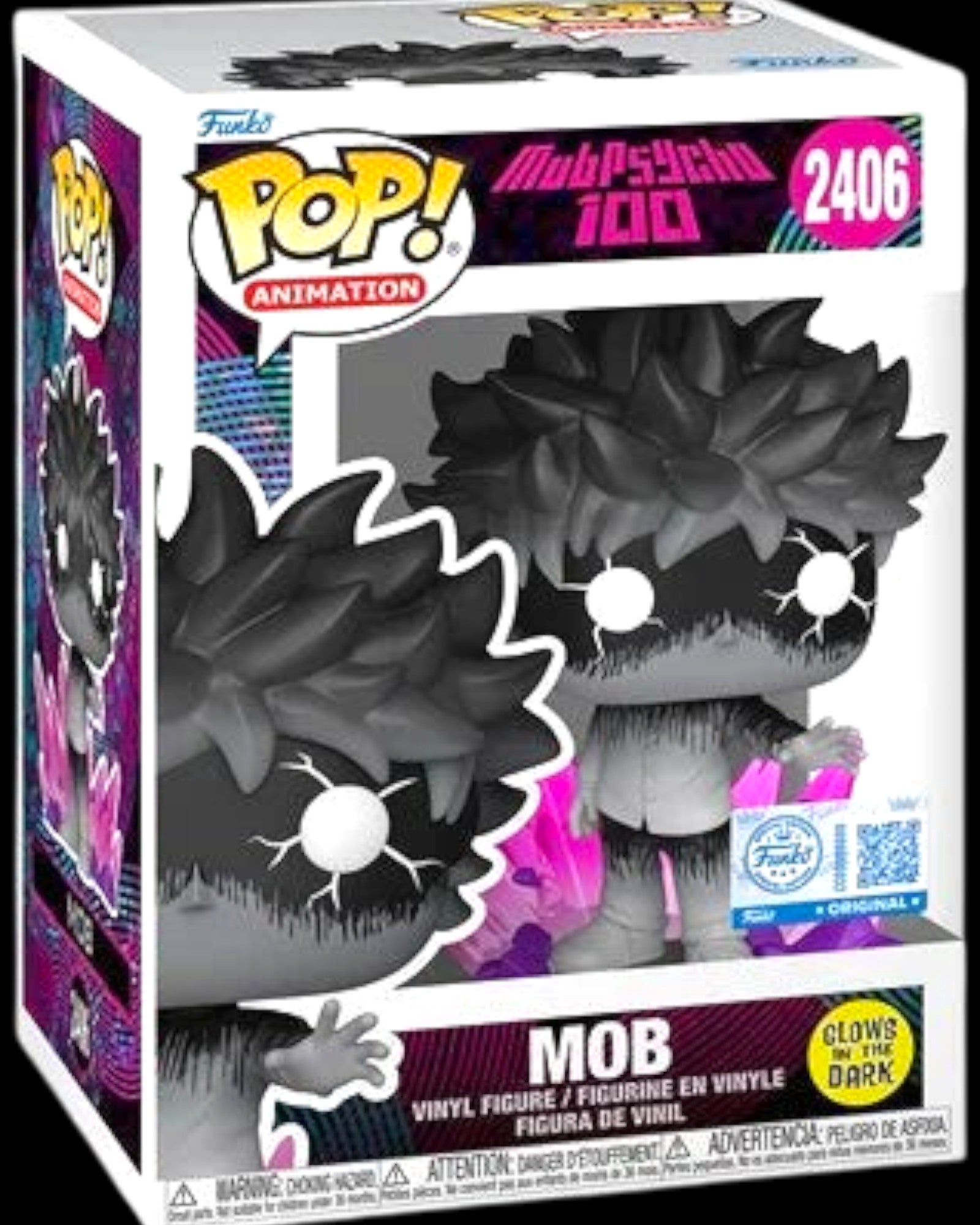 More Than Diecast Mob Psycho 100 Mob Glow-in-the-Dark Funko Pop! Vinyl Figure #2406