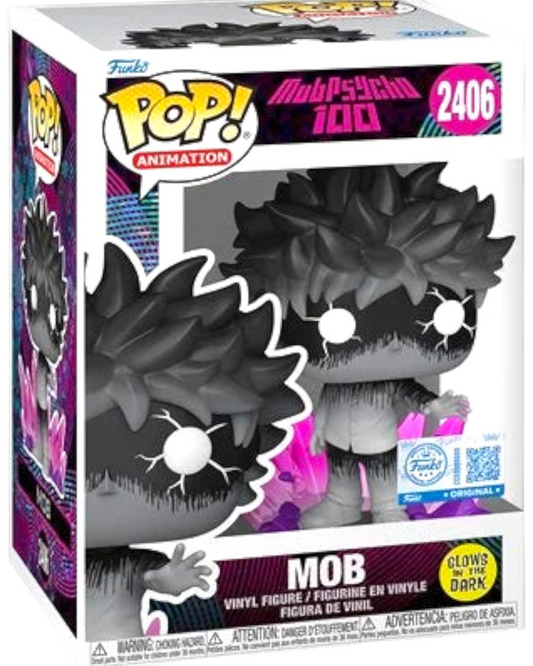 More Than Diecast Mob Psycho 100 Mob Glow-in-the-Dark Funko Pop! Vinyl Figure #2406